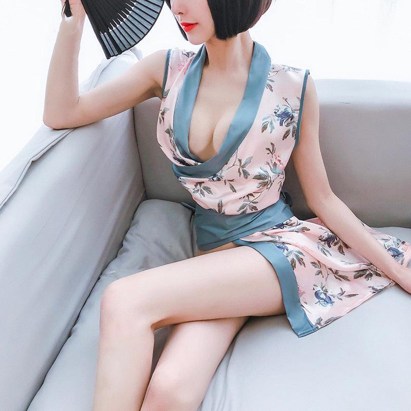 Kimono Pyjama Chinois Court