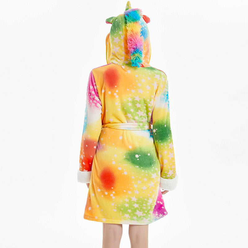 Kimono de Nuit Licorne Dos