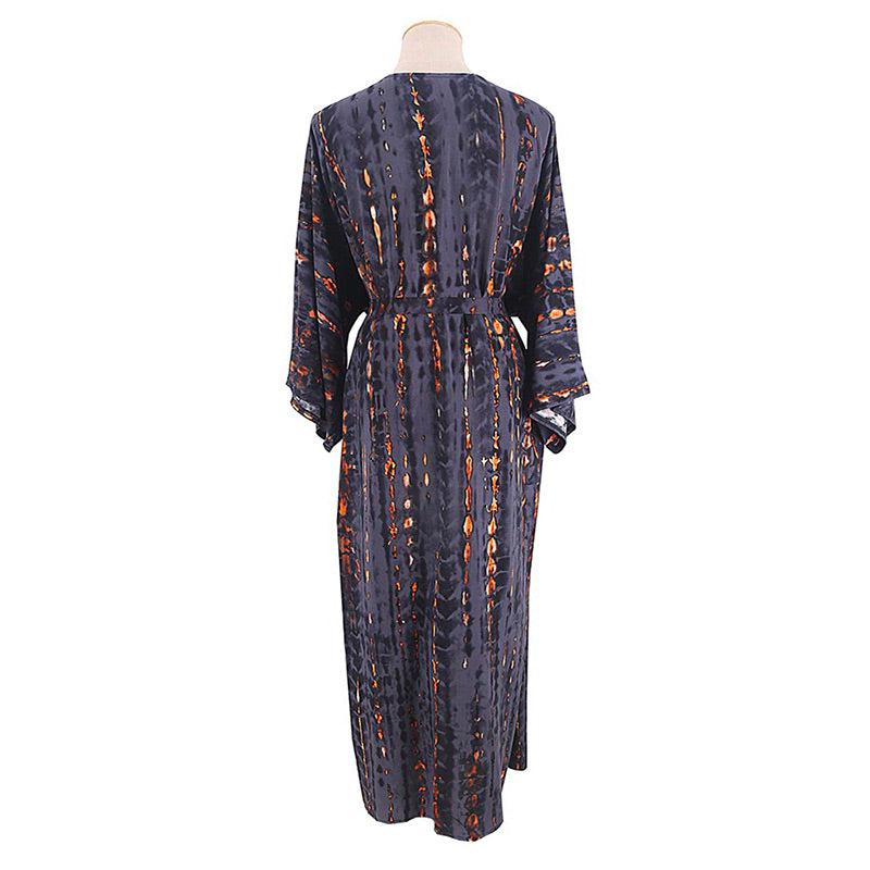 Long Kimono Noir Femme