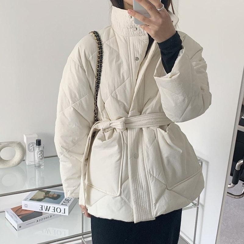 Manteau Blanc Femme Court