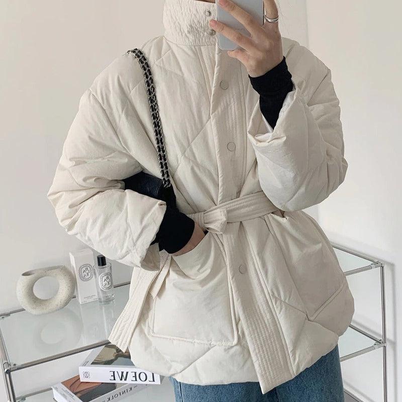 Manteau Blanc Femme Court