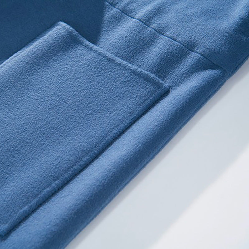 Manteau Femme Laine Bleu