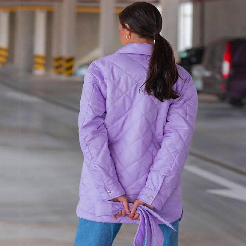 Manteau Femme Violet Mauve