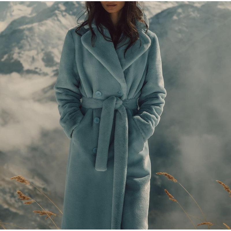Manteau Femme en Fausse Fourrure