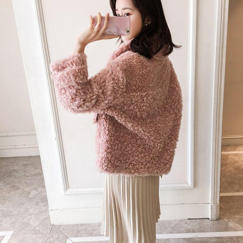 Manteau Fourrure Femme Court