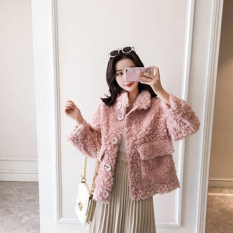 Manteau Fourrure Femme Court