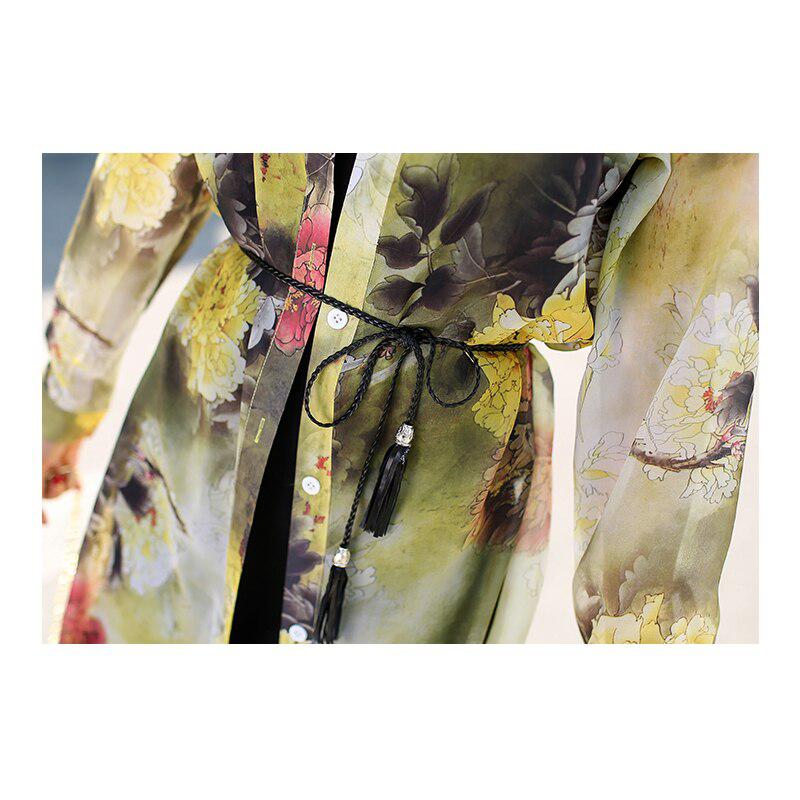Manteau Manches Courtes Kimono