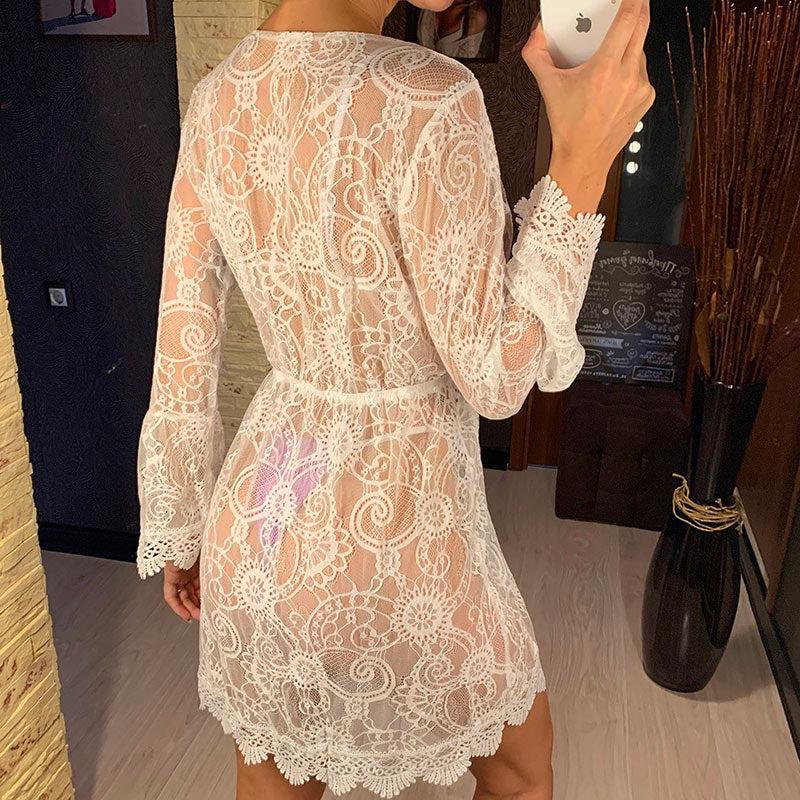 Manteau en Dentelle Kimono