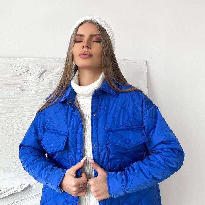 Manteau Femme Hiver Bleu Marine Stylé