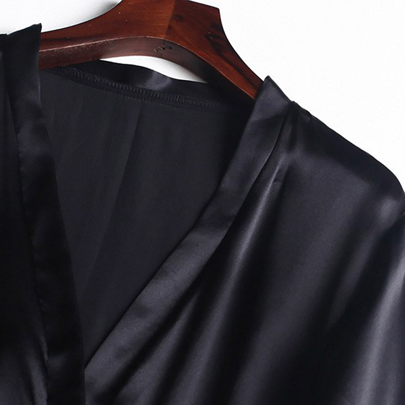 Nuisette Kimono Soie Col