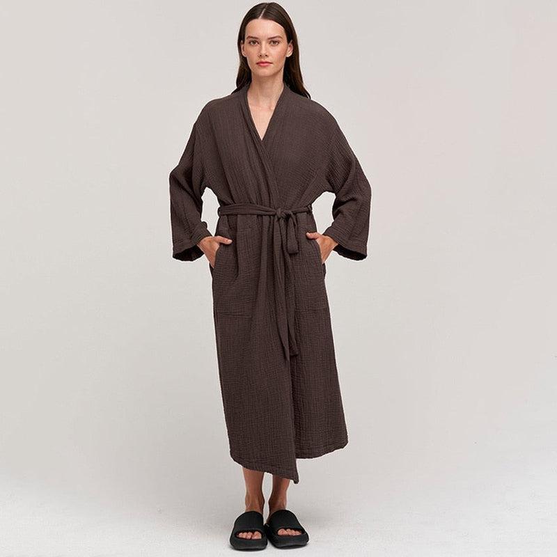 Peignoir Coton Léger Femme
