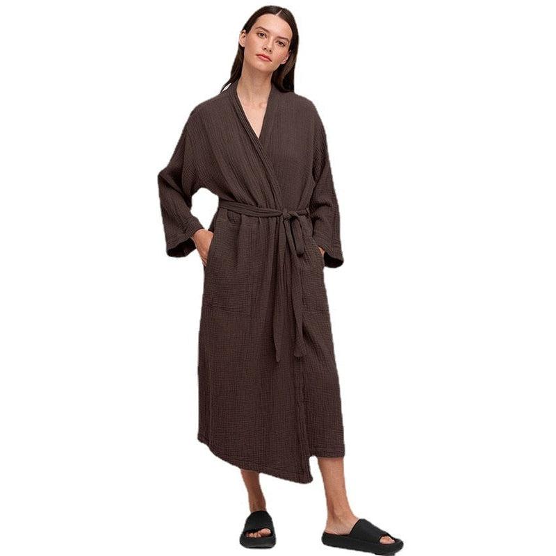 Peignoir Coton Léger Femme
