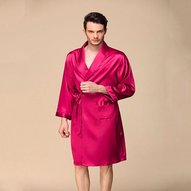 Peignoir Homme Rose