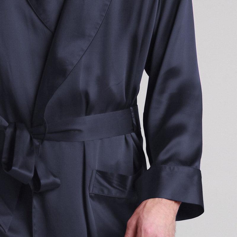 Peignoir Homme Satin Soie