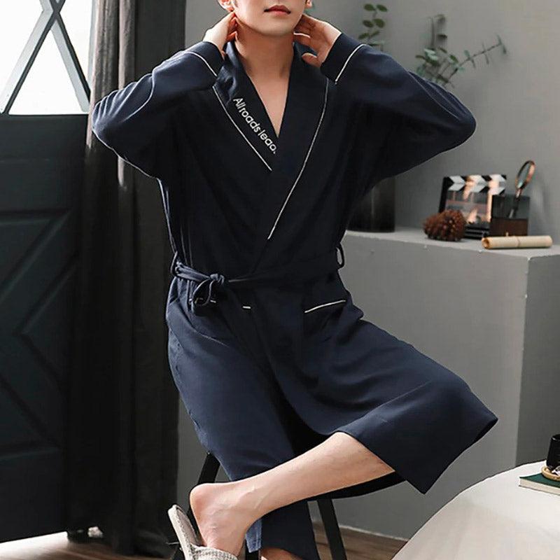 Peignoir Kimono Coton Homme