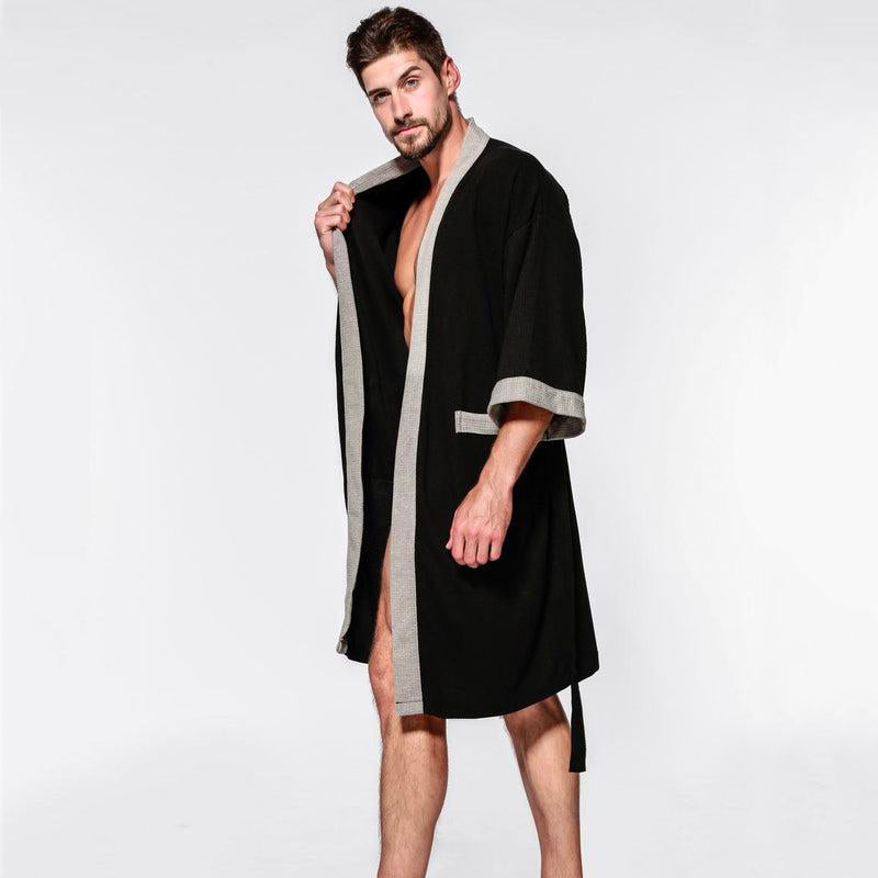 Peignoir Kimono Homme Léger Coton