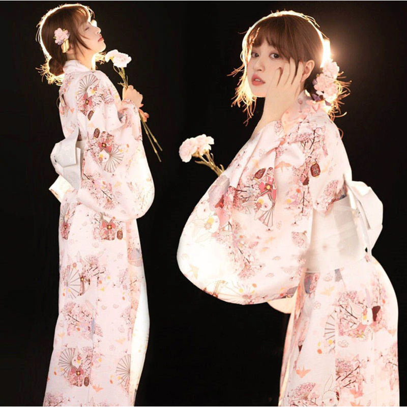 Femme Japonais Kimono Veste Desseré Vintage Cardigan Extérieur Haut Yukata Fish Femme Japonais Kimono Veste Desseré Vintage Cardigan Extérieur Haut Yukata Fish