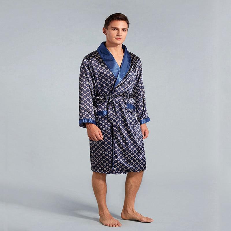 Peignoir Satin Homme Luxe