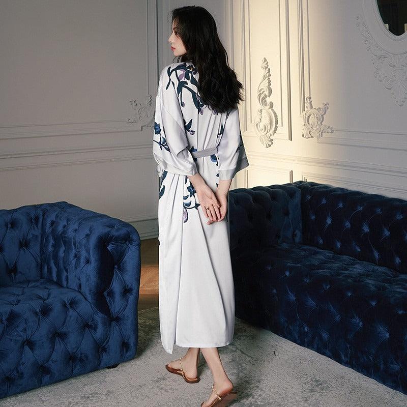 Peignoir Femme Long et Chaud Design