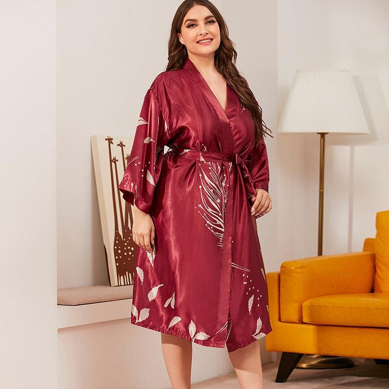 Robe Kimono Longue Grande Taille