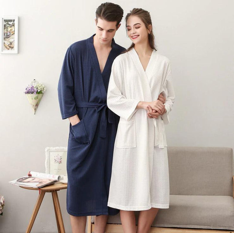Robe de Chambre Homme Bleu Marine