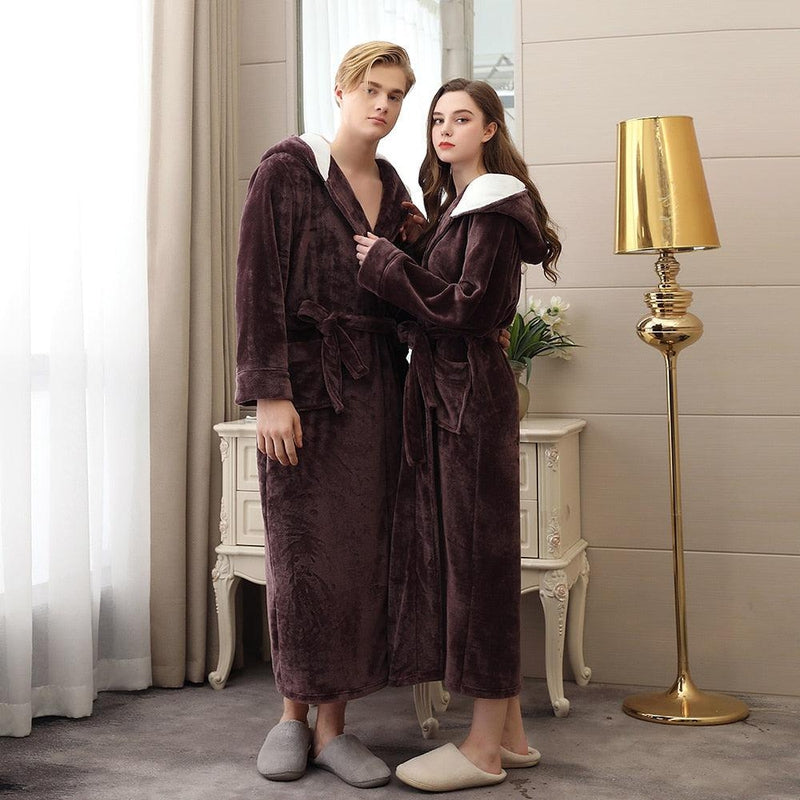 Robe de Chambre Homme Marron