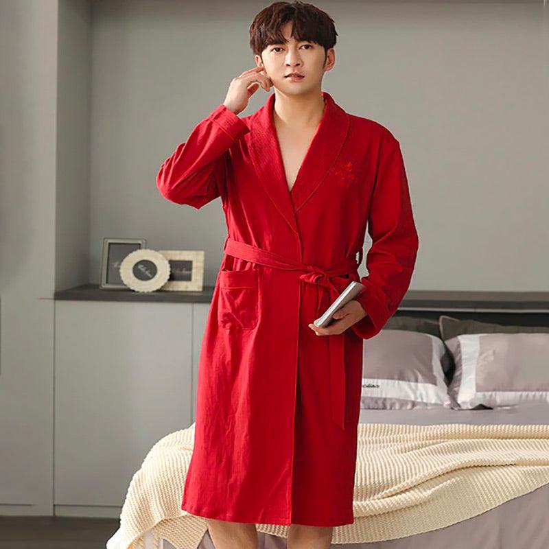 Robe de Chambre Homme Rouge