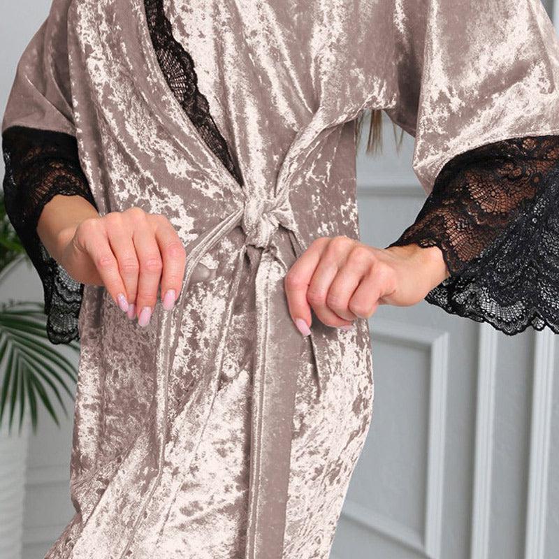 Robe de Nuit Velours Design