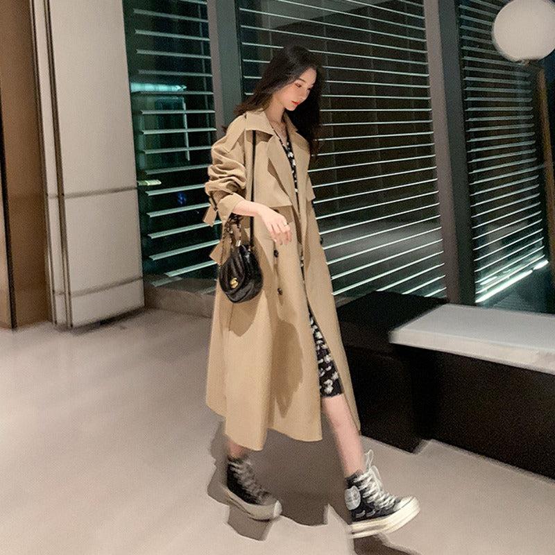 Trench Femme Long Beige
