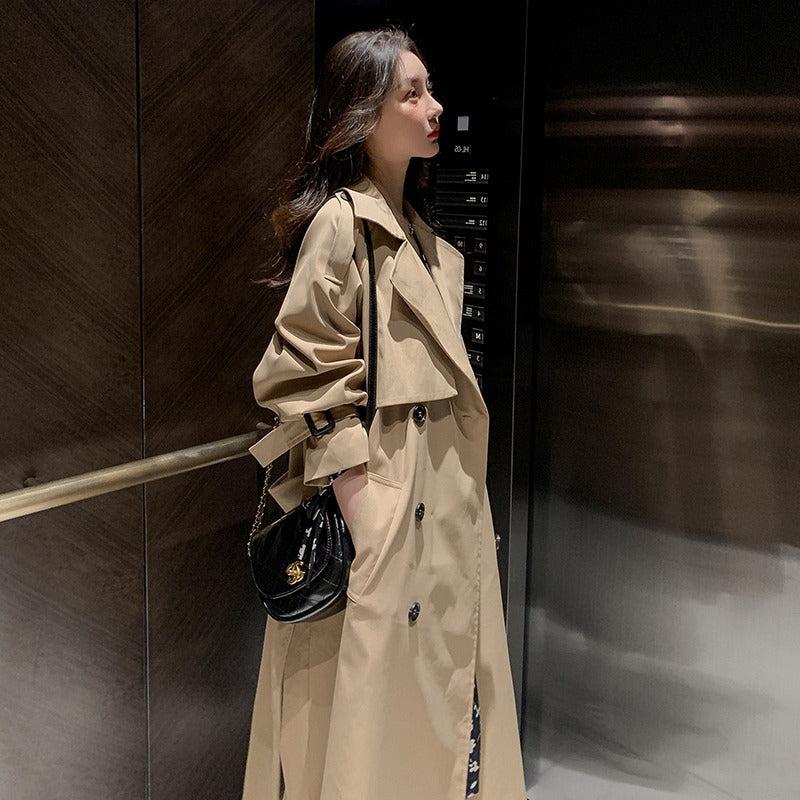 Trench Femme Long Beige