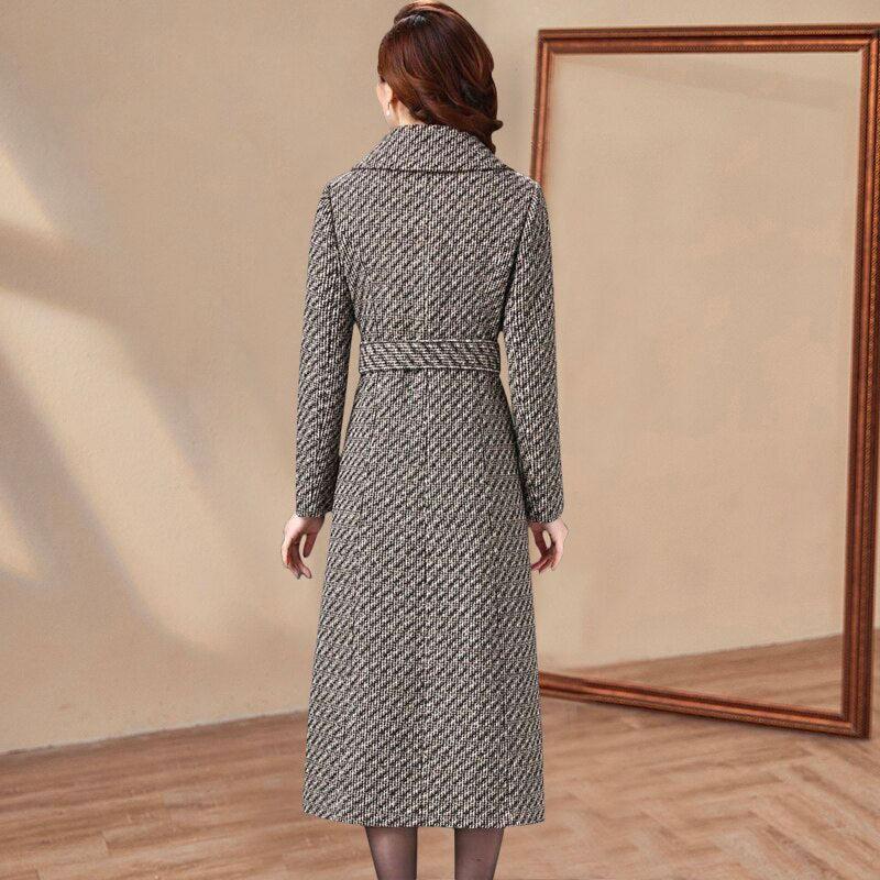 Long Wool Kimono Jacket