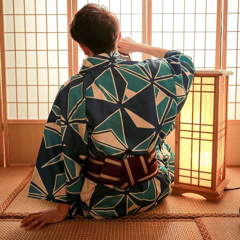 Yukata Motifs Géométriques
