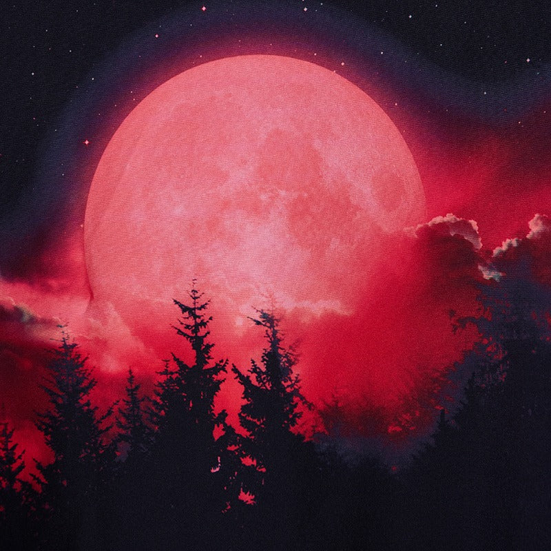 Veste Kimono Court Lune Rouge