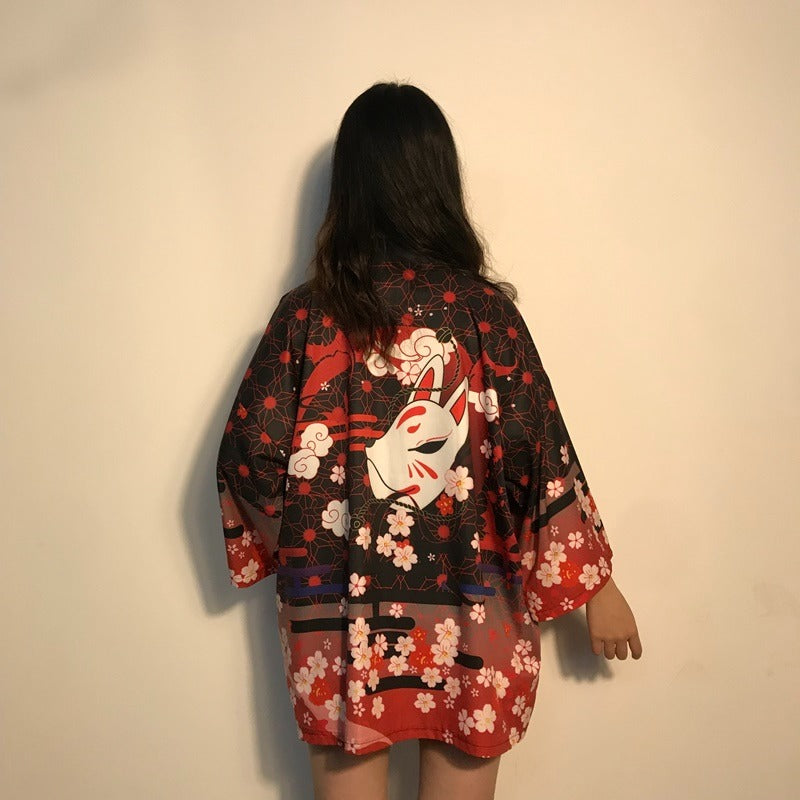 Kitsune Women's Kimono Jacket