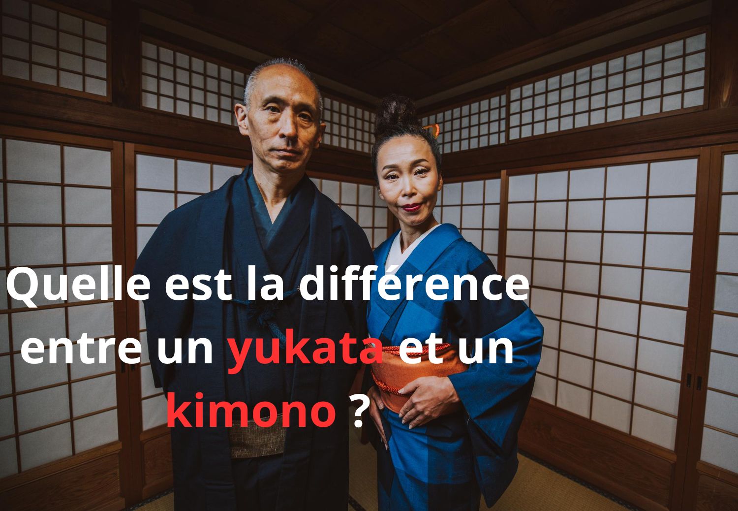 Quelle est la différence entre un yukata et un kimono ?