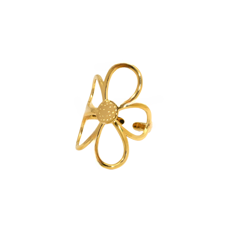 Bague Fleur Doré