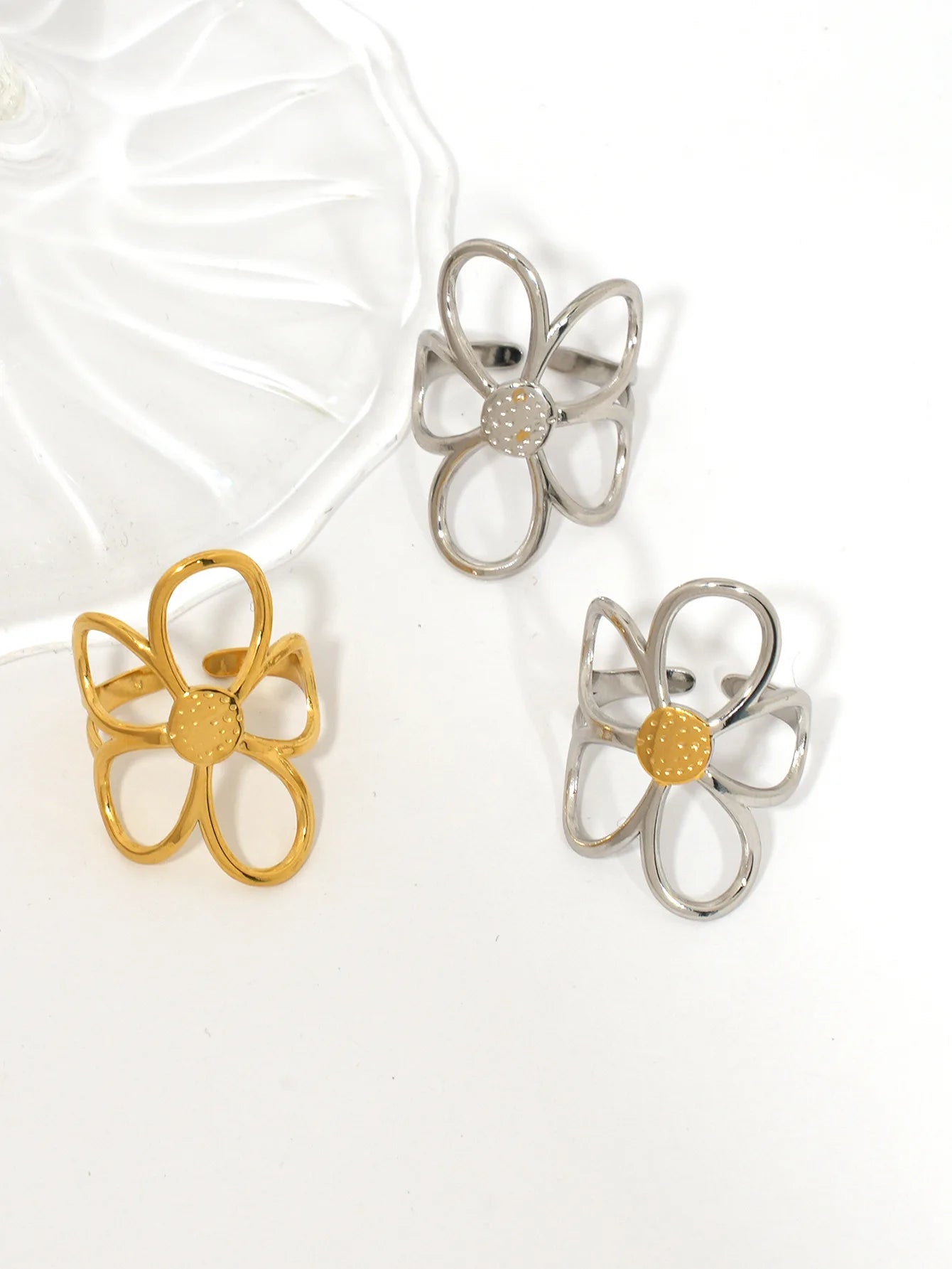 Bagues Fleur Design