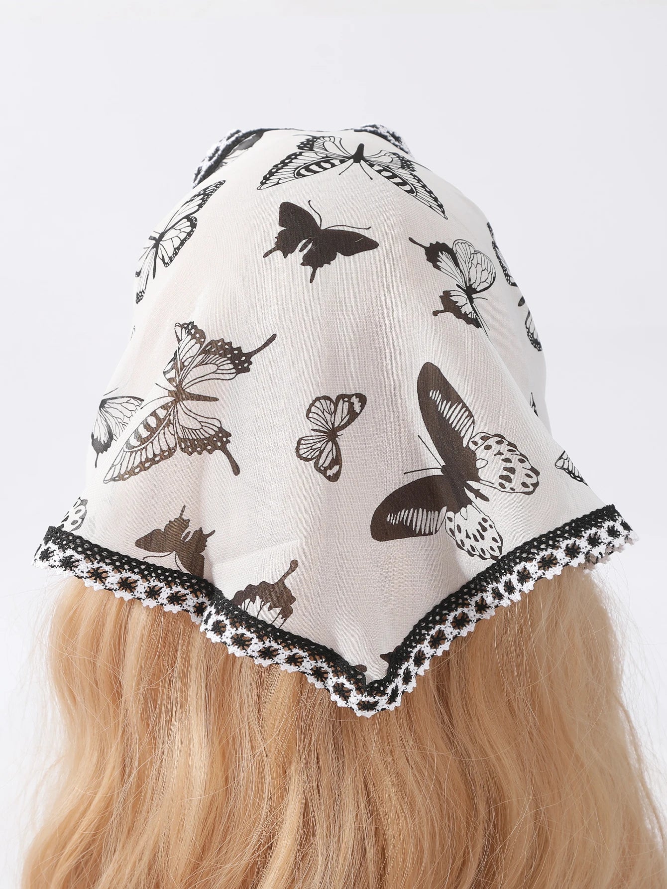 Bandeau Triangle Imprimé Papillons stylé