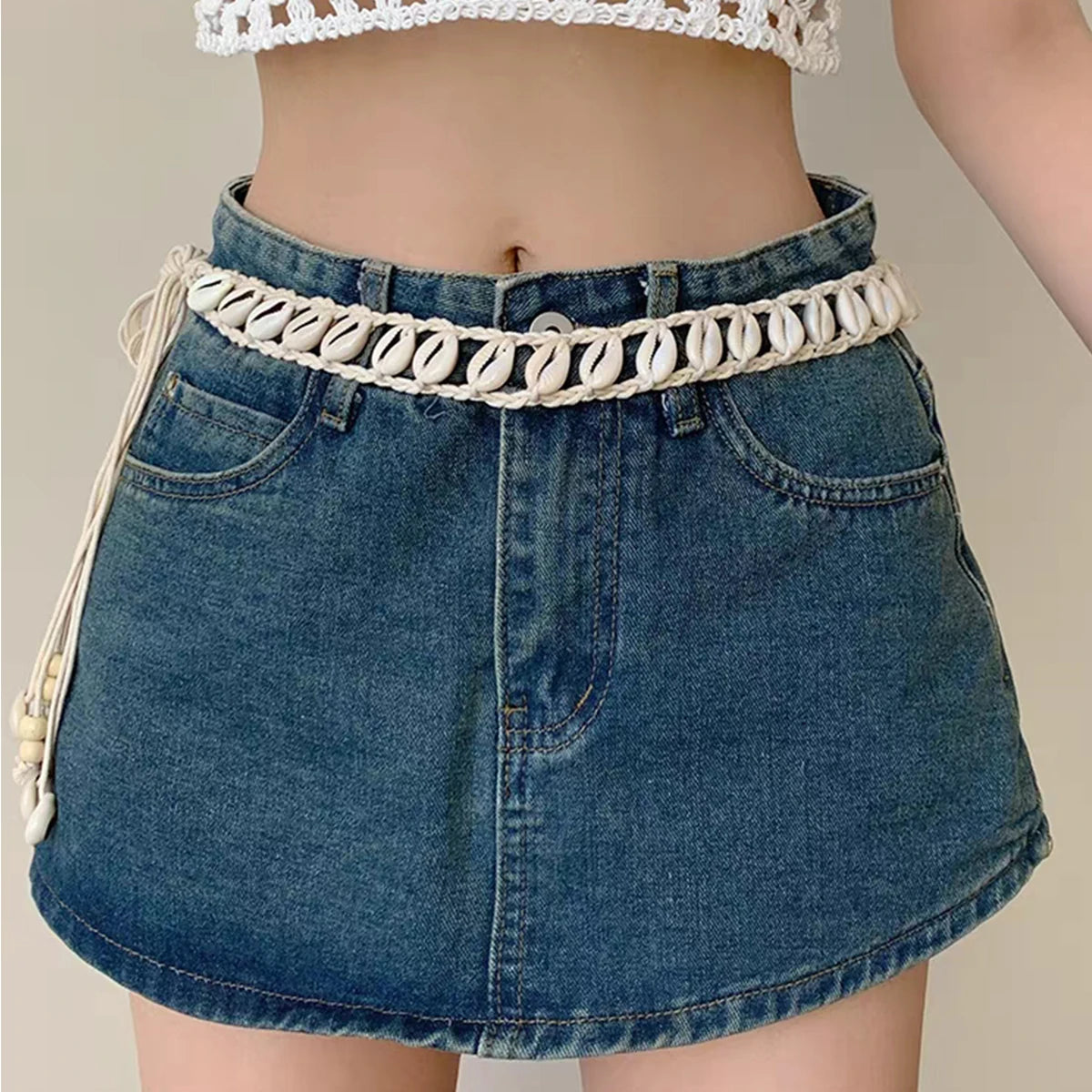 Ceinture Coquillage Femme 