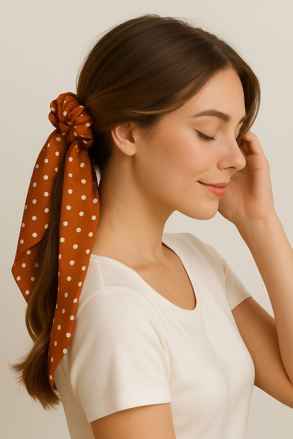 Chouchou Foulard à Pois