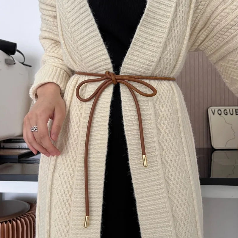 Corde de Taille en Cuir