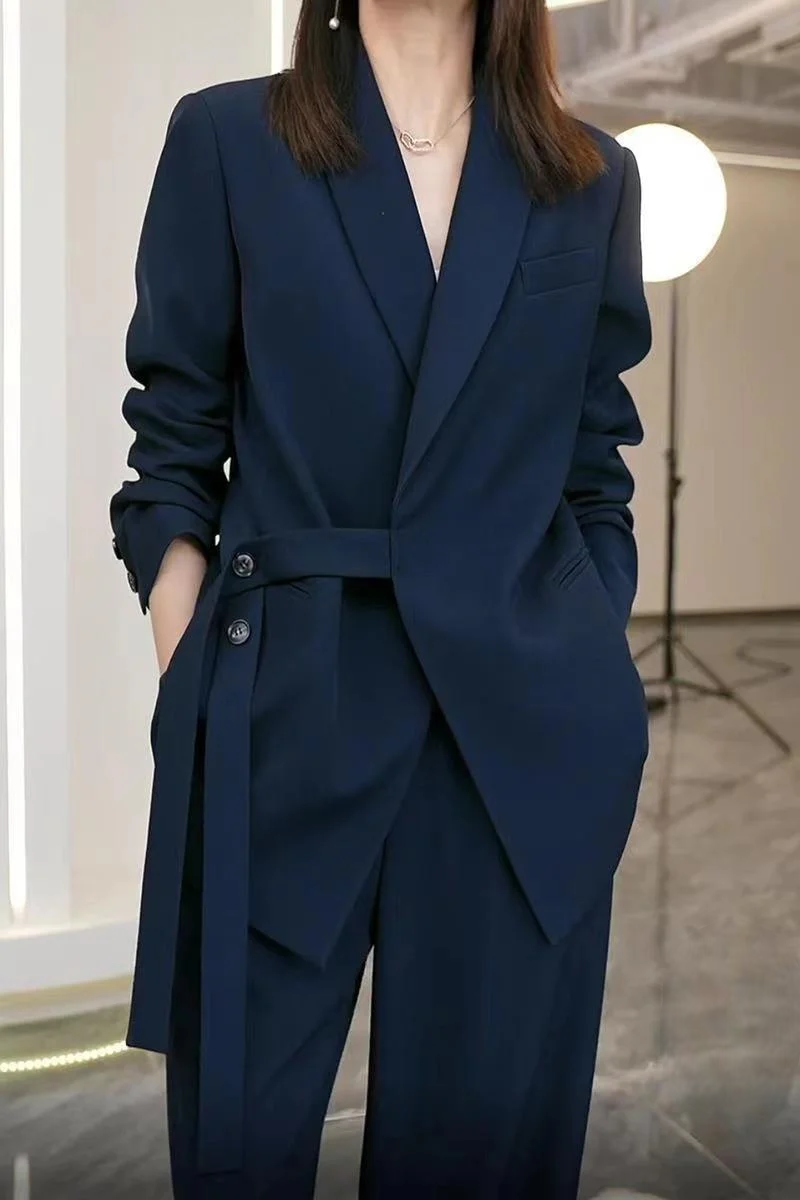 Ensemble Kimono Bleu Marine