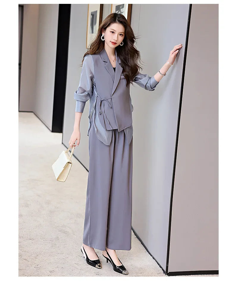 Ensemble Kimono Gris Original Soyeux