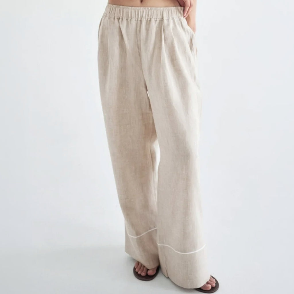 Ensemble Kimono Large en Coton Beige Bas
