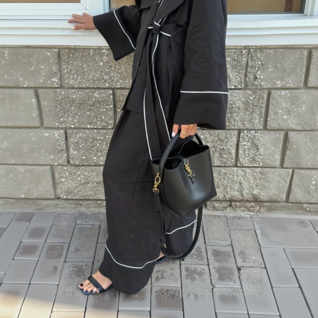 Ensemble Kimono Noir Ample Style