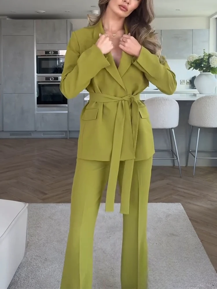 Ensemble Kimono Pant Flare Vert