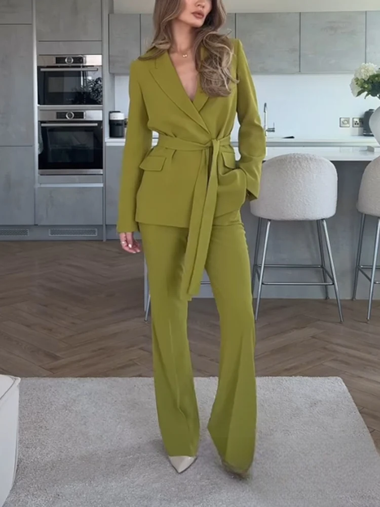 Ensemble Kimono Pant Flare Vert