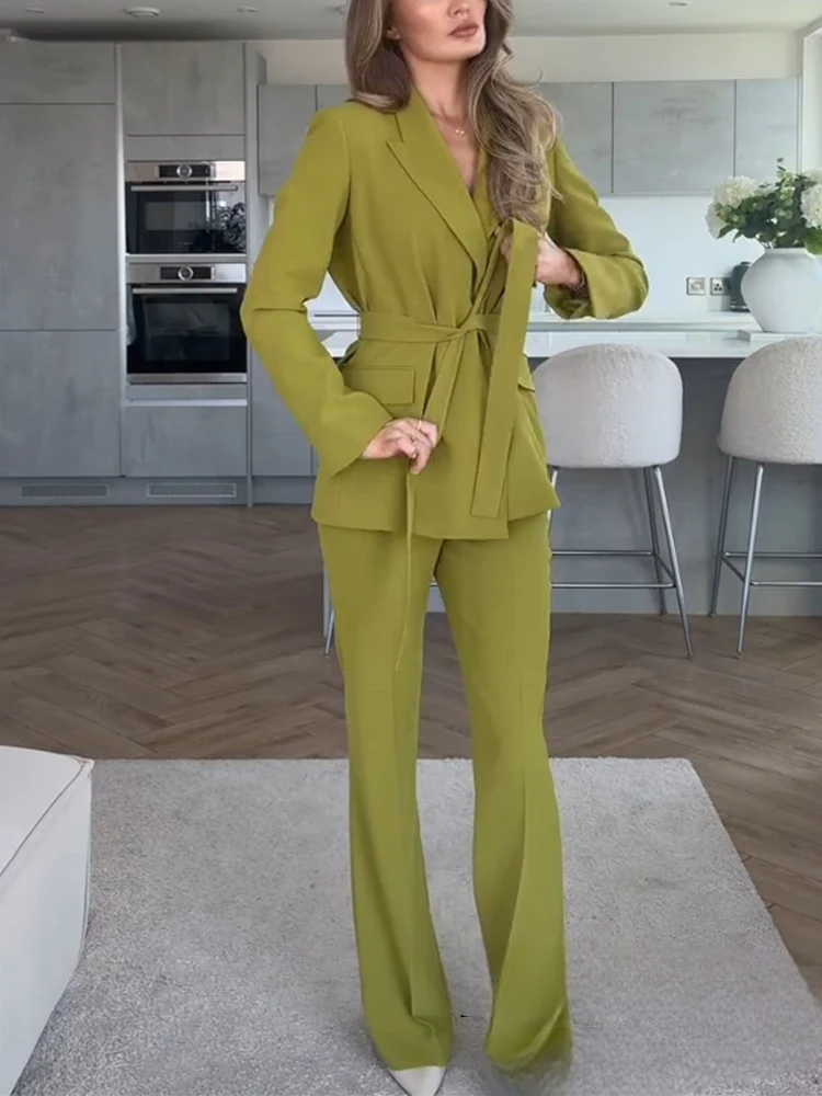 Ensemble Kimono Pant Flare Vert