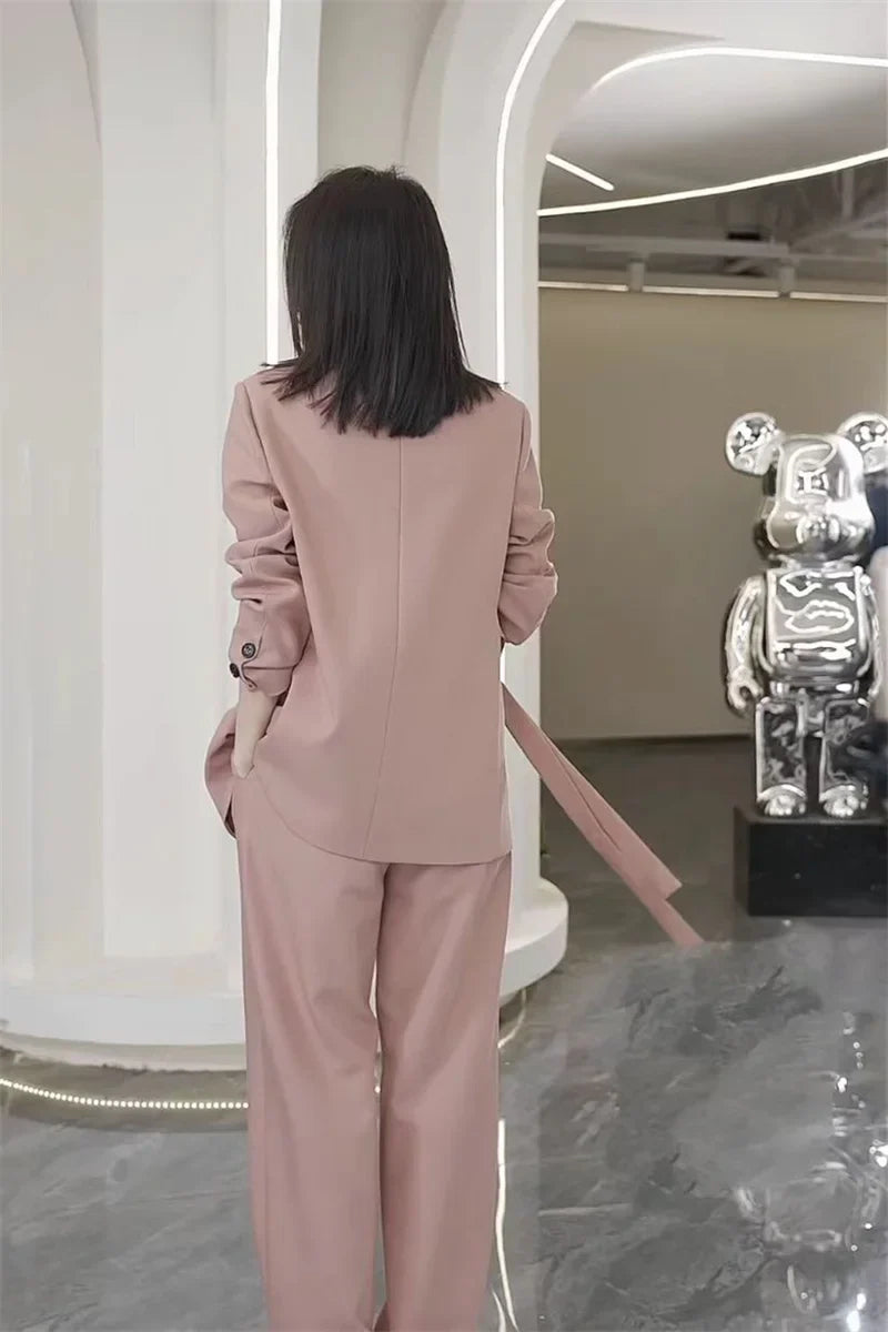 Ensemble Kimono Rose Poudré Élégant