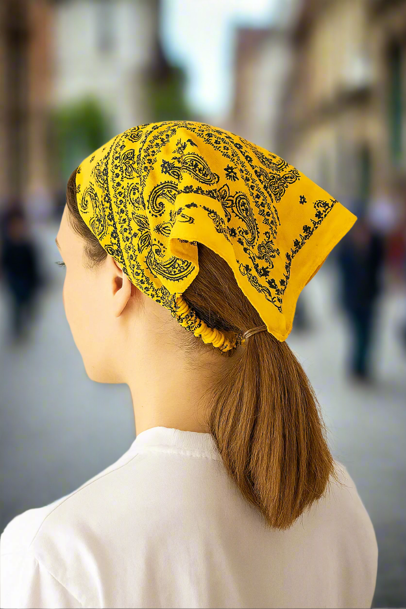 Foulard à Cheveux Motif Bandana